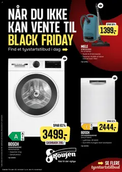 Eksempel på tilbudsavis Black Friday fra butik Skousen gyldig fra 20/10/2025