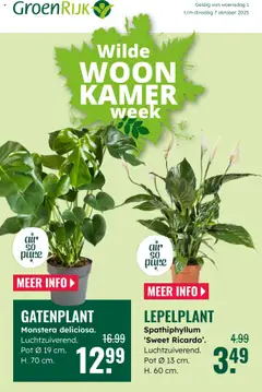Voorbeeld van Folder van winkel GroenRijk geldig vanaf 01-10-2025