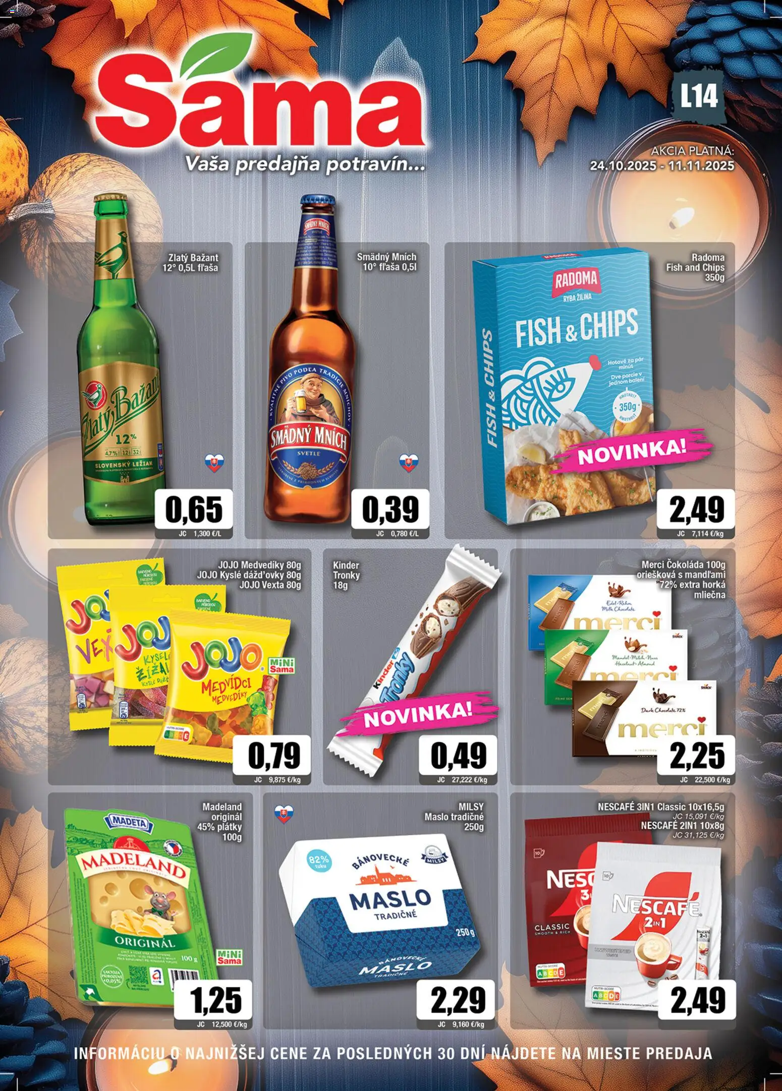 Náhľad Sama letáku platného od 24.10.2025