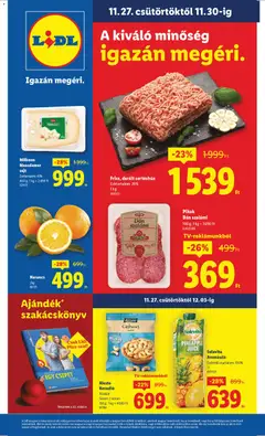 Lidl - Akciós újság Lidl megtekintése, amely érvényes 2025.11.27.-től