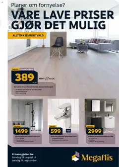 Forhåndsvis Kundeavis fra butikk Megaflis gyldig fra 28/08/2025