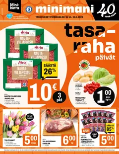 Kaupan Minimani Tarjoukset esikatselu, voimassa 14/01/2026
