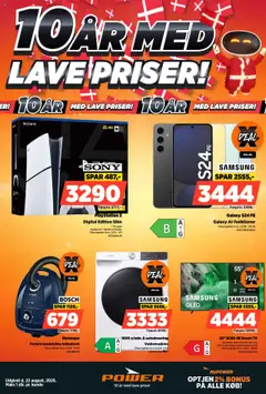 Eksempel på tilbudsavis Tilbudsavis fra butik Power gyldig fra 22/08/2025
