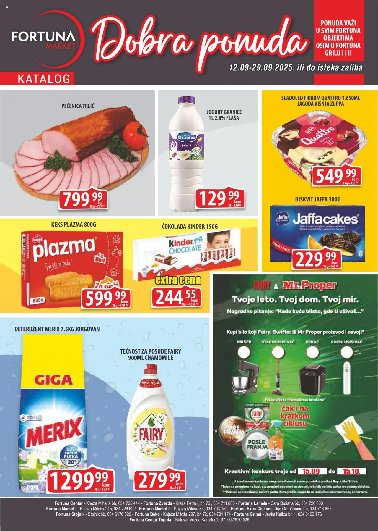 Fortuna Market katalog važi od 12.09.2025 - stranica 1