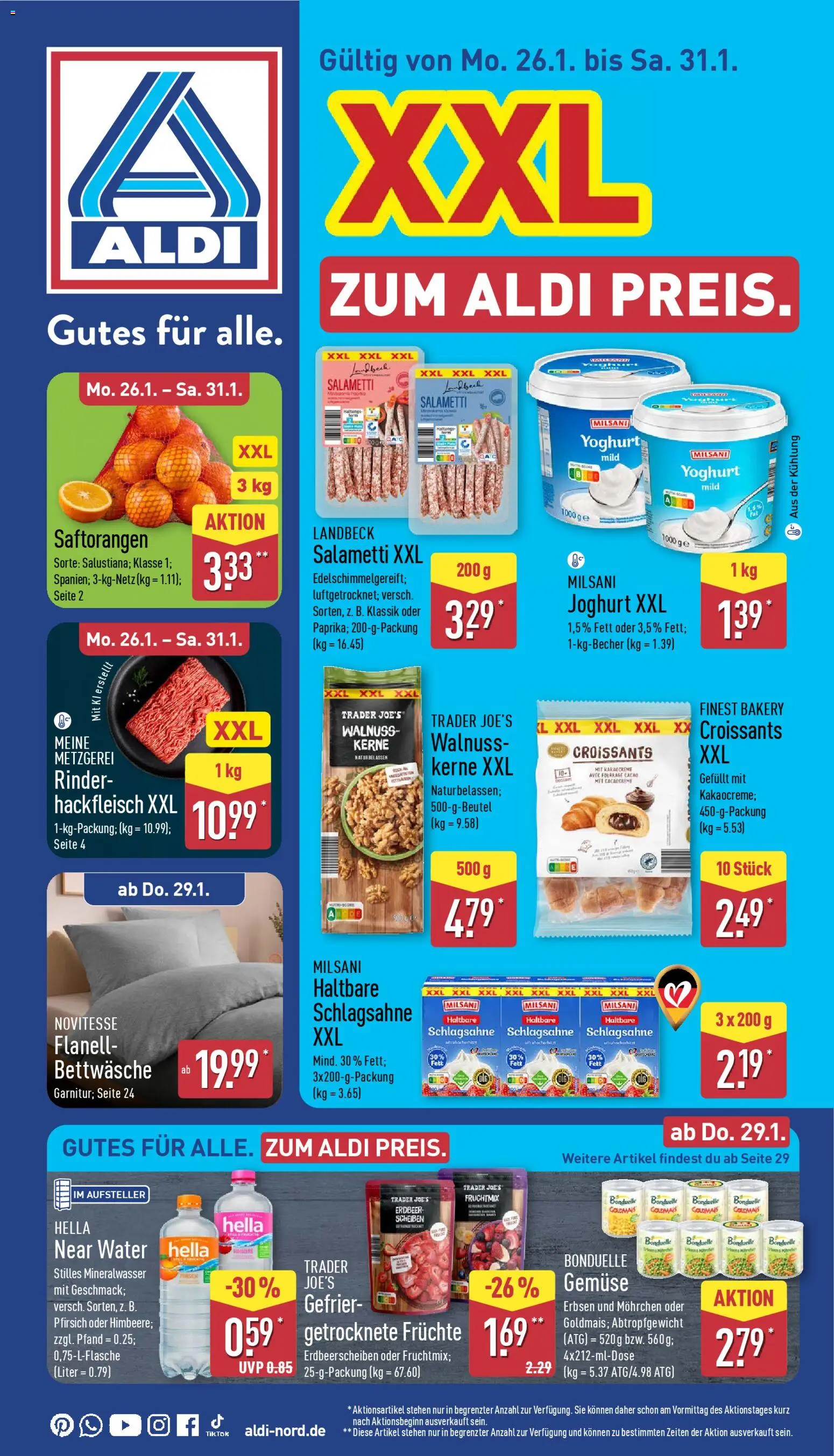 Vorschau von dem Prospekt des Geschäftes Aldi, gültig ab dem 26.01.2026