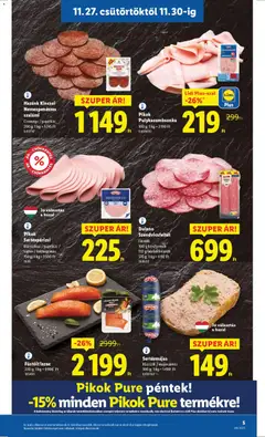 Lidl - Akciós újság Lidl megtekintése, amely érvényes 2025.11.27.-től | Oldal: 5