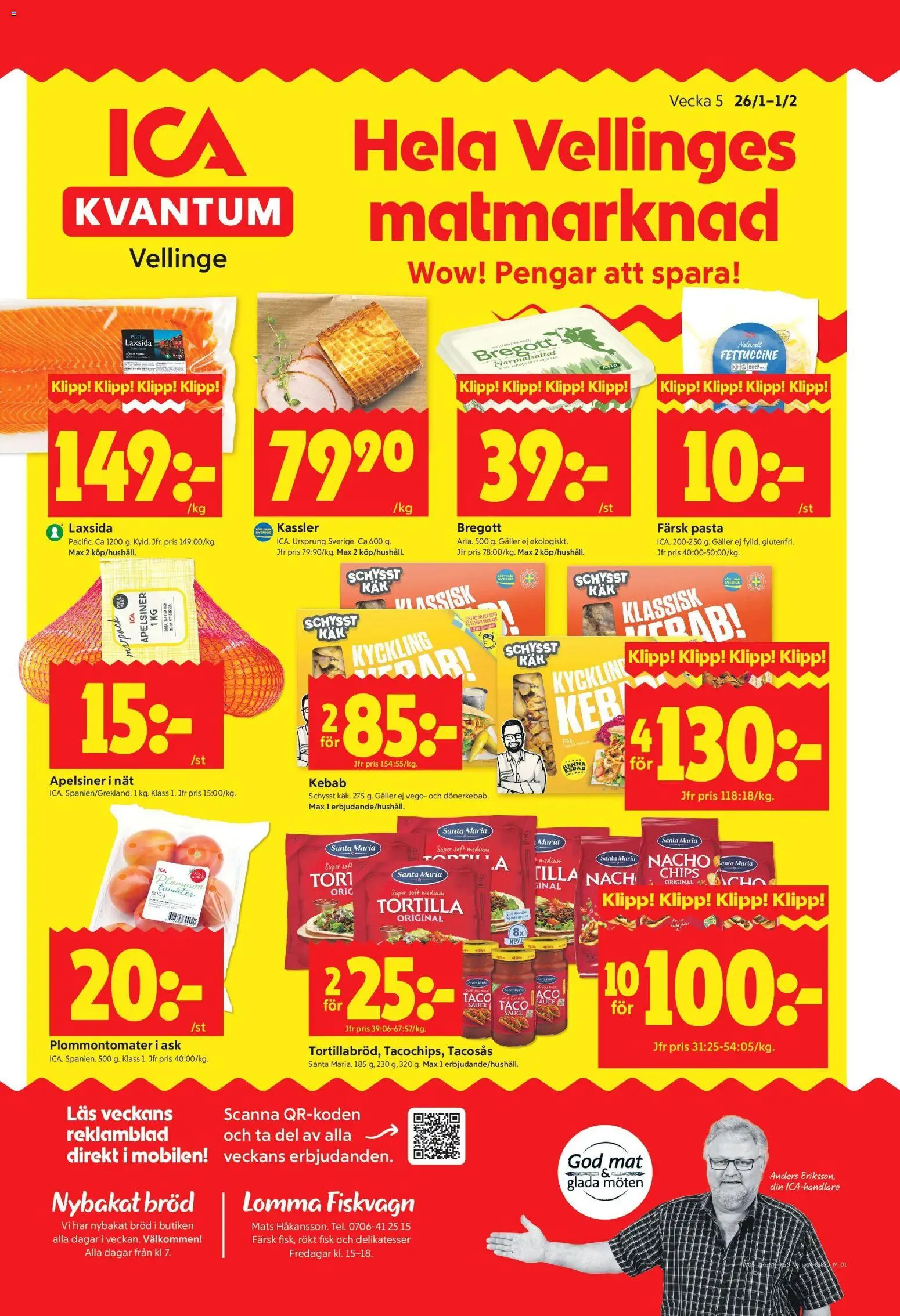 Förhandsgranska reklamblad Vellinge från butik ICA Kvantum gäller från 26/01/2026