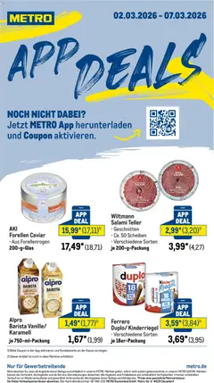 Vorschau von dem Prospekt des Geschäftes Metro, gültig ab dem 02.03.2026