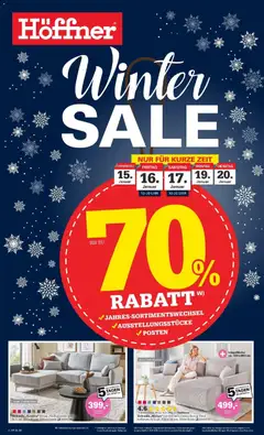 Vorschau von dem Prospekt des Geschäftes Höffner, gültig ab dem 09.01.2026