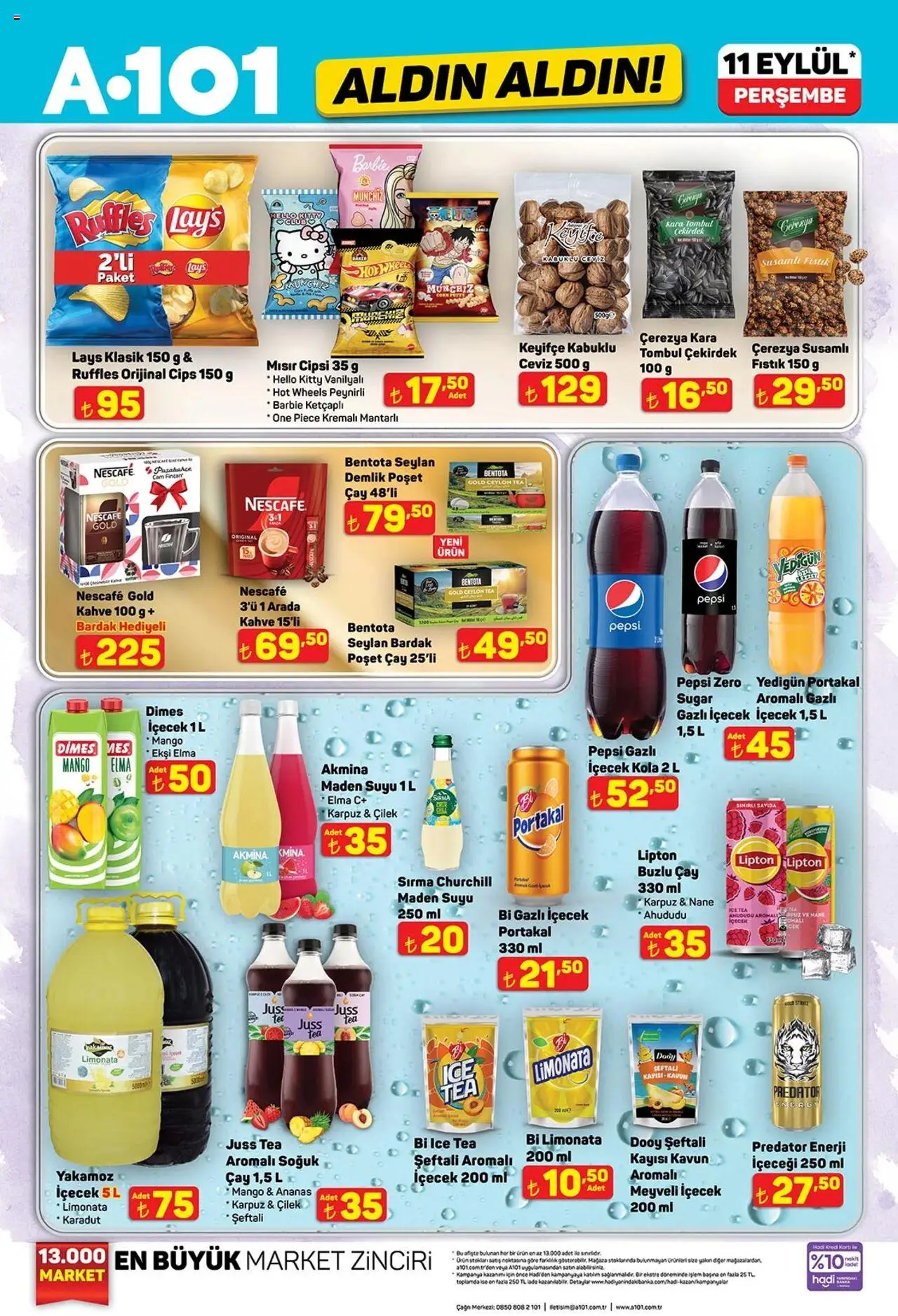 A101 Katalog Aldın Aldın (11 Eylül 2025) - Broşür bu hafta - Sayfa numarası 1
