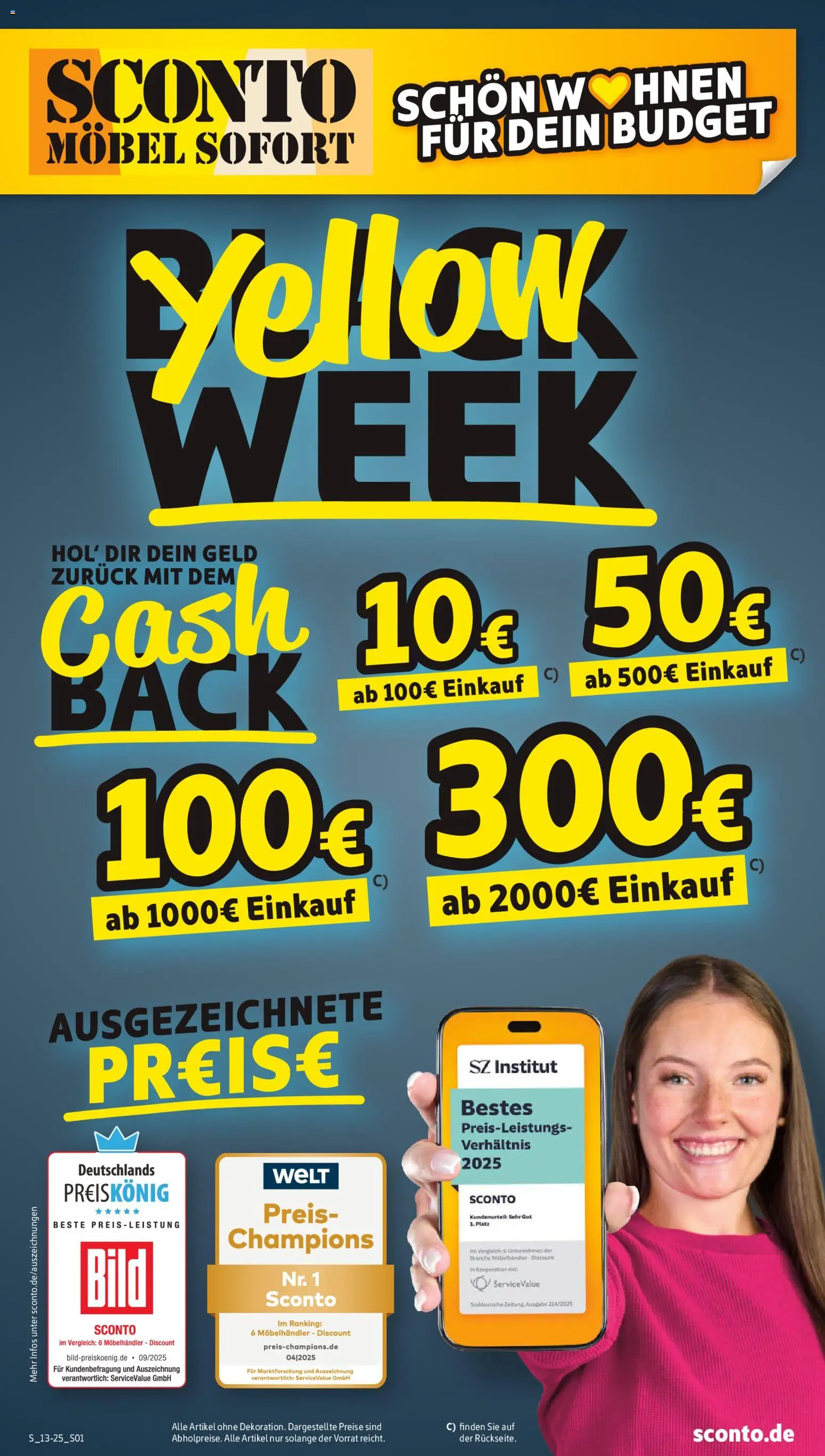 Vorschau von dem Prospekt des Geschäftes Sconto, gültig ab dem 24.11.2025