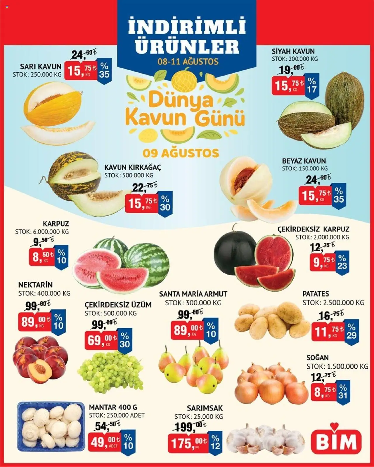 BİM Katalog bu hafta (08 Ağustos 2025) - Aktüel Broşür - Sayfa numarası 1