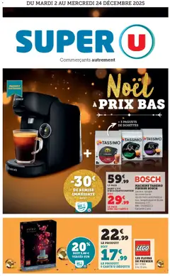 Prévisualisation de Noël à prix bas du magasin Super U formulaire valide 02/12/2025
