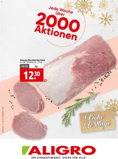 Vorschau des Merkblatts Aktionen Frohe Festtage vom Shop Aligro gültig von 15.12.2025 bis 24.12.2025