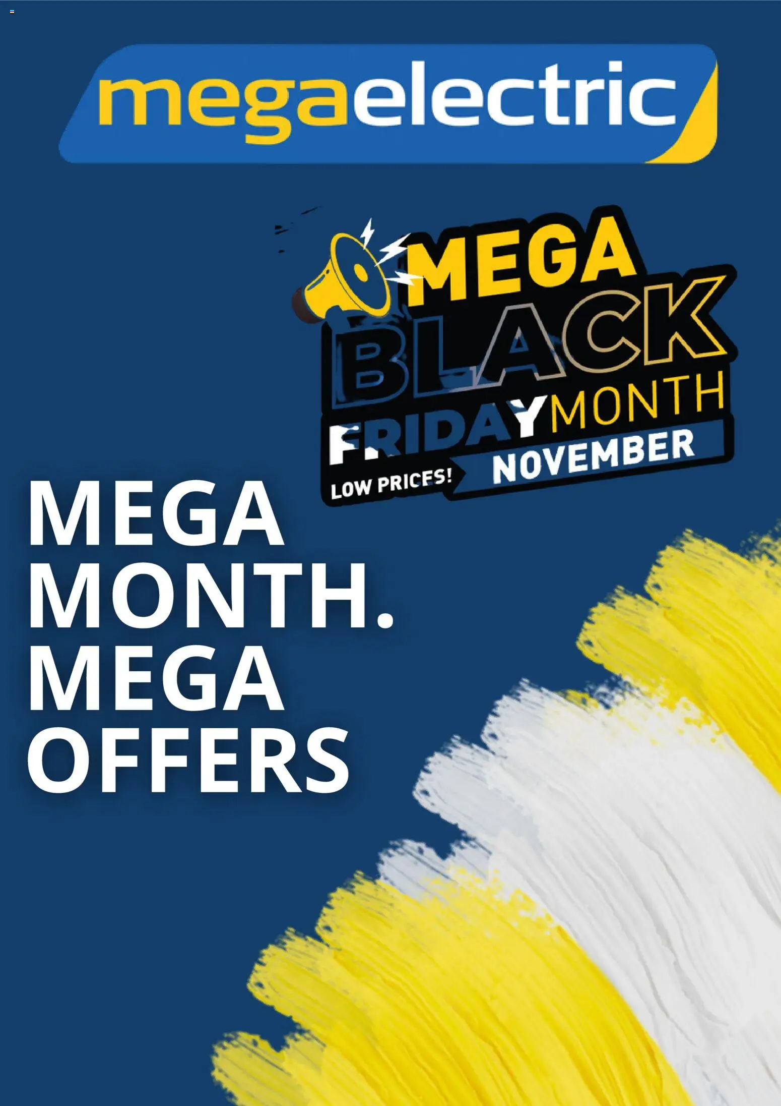 Προεπισκόπηση φυλλαδίου Black Friday από το κατάστημα Megaelectric σε ισχύ από 18/11/2025