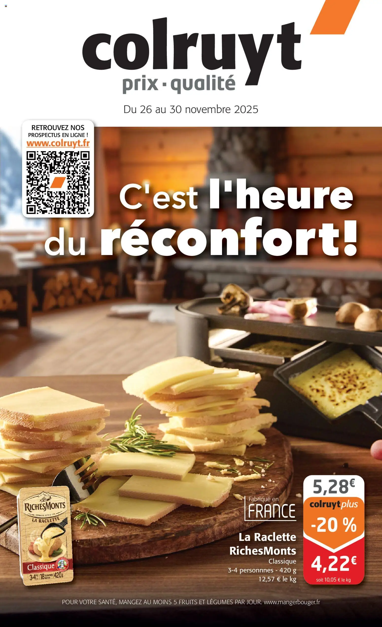Prévisualisation de C'est l'heure du réconfort! du magasin Colruyt formulaire valide 25/11/2025