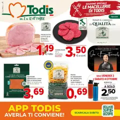 Anteprima dell'opuscolo Volantino Macelleria - Pescheria dal negozio Todis valido da 02/10/2025
