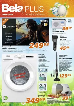 Predogled kataloga iz trgovine Bela plus veljaven od 01.03.2026