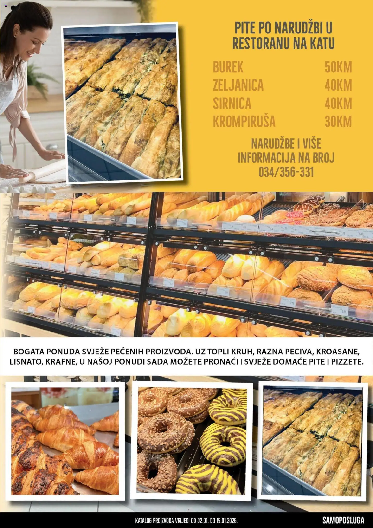 Pregled letka Katalog trgovine Prodex vrijedi od 2026.01.02