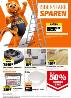 Vorschau von dem Prospekt des Geschäftes Obi, gültig ab dem 15.08.2025