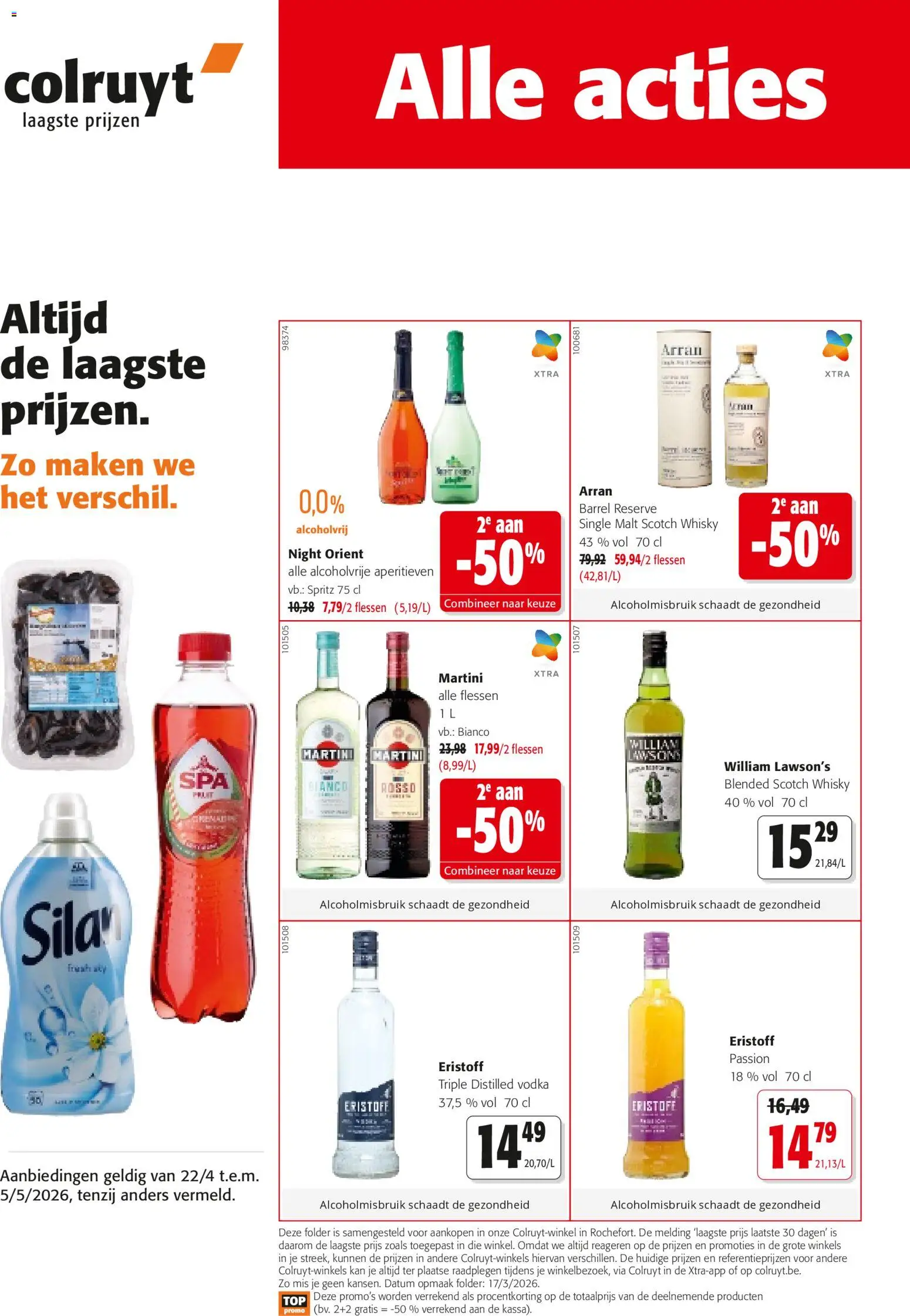 Voorbeeld van Colruyt Folder / Publicité van winkel Colruyt geldig vanaf 22/04/2026