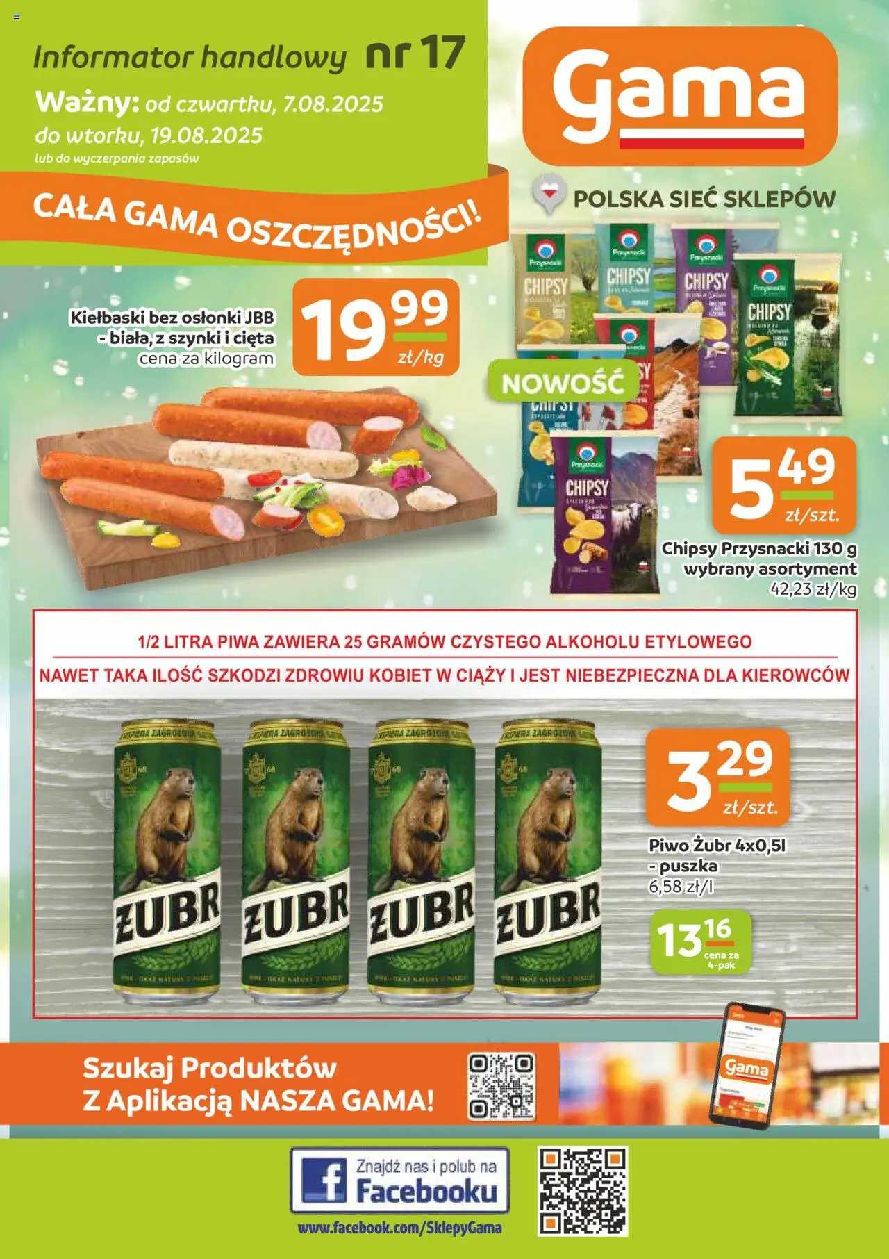 Gama Gazetka od 07.08.2025 - Nowa Gazetka - Numer strony 1