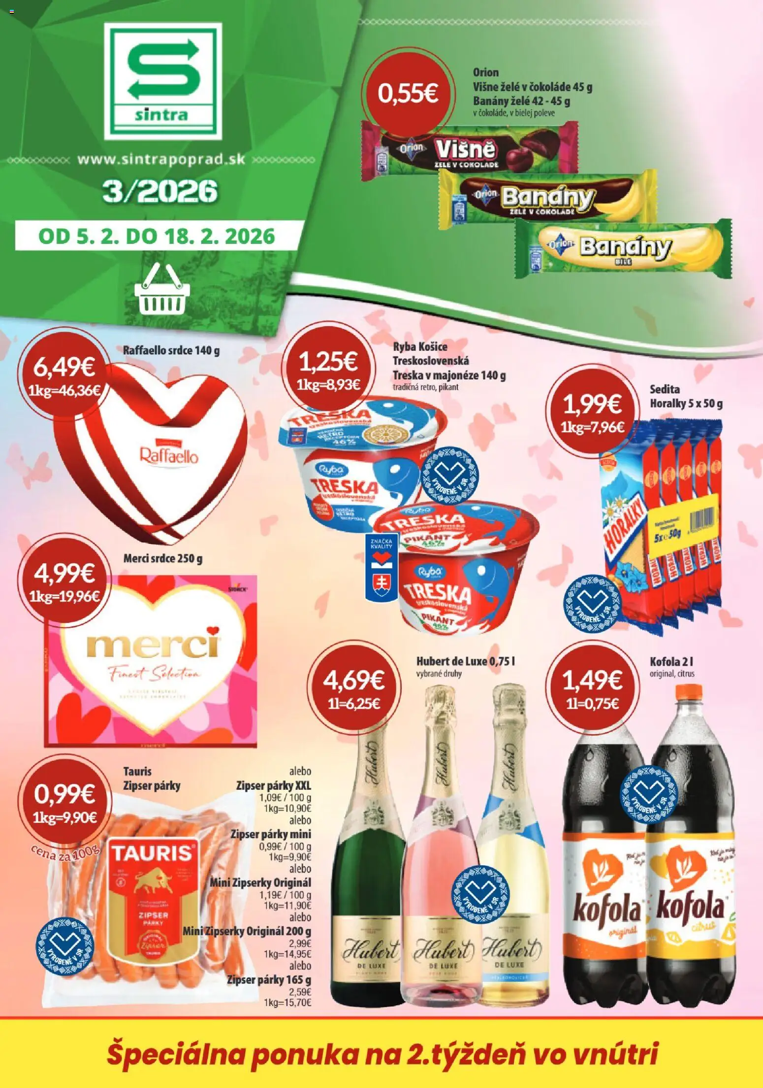 Náhľad Sintra letáku platného od 05.02.2026