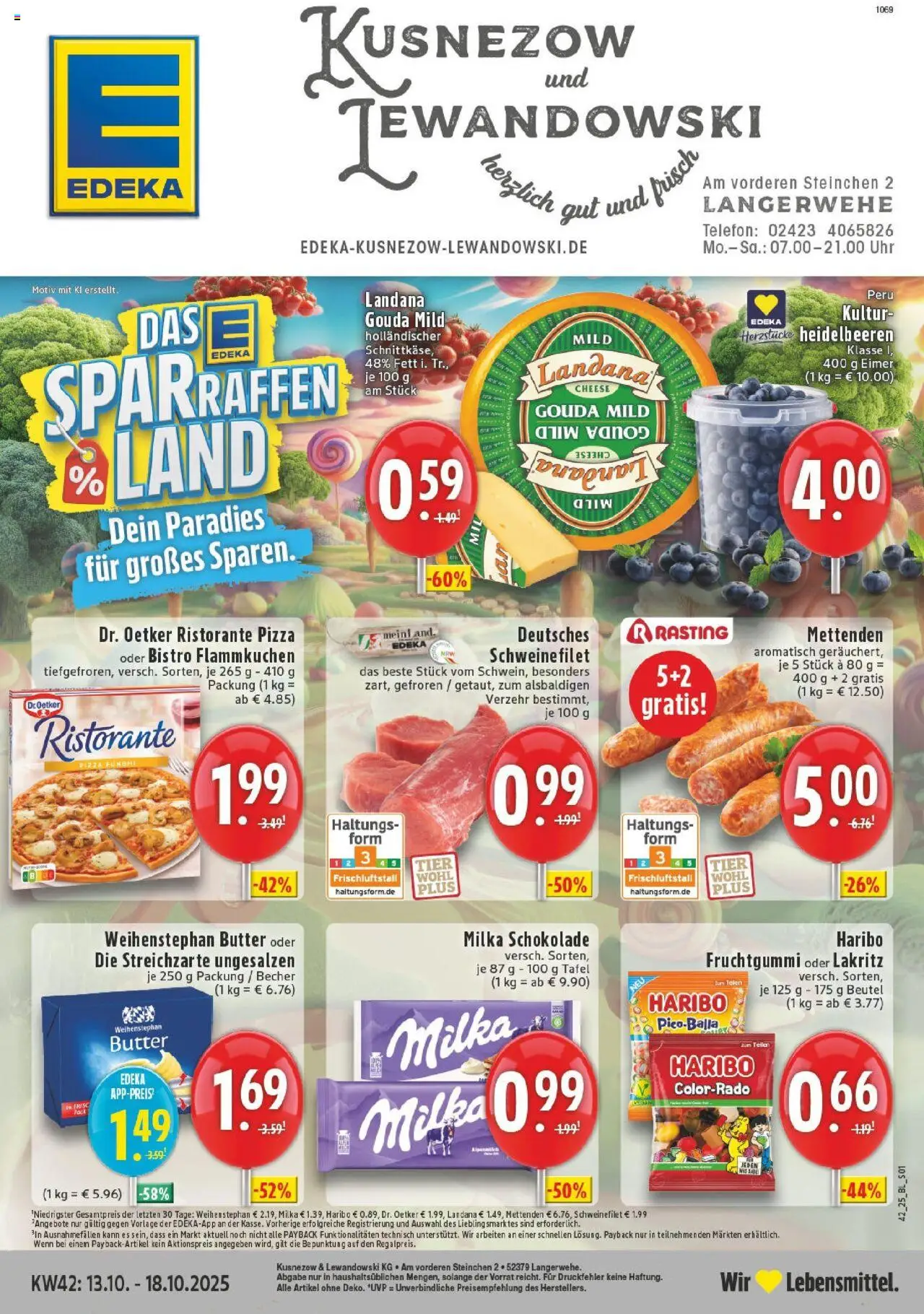 EDEKA Prospekt ab 13.10.2025 - Prospekt Langerwehe Online