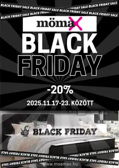 Mömax - Black Friday megtekintése, amely érvényes 2025.11.17.-től