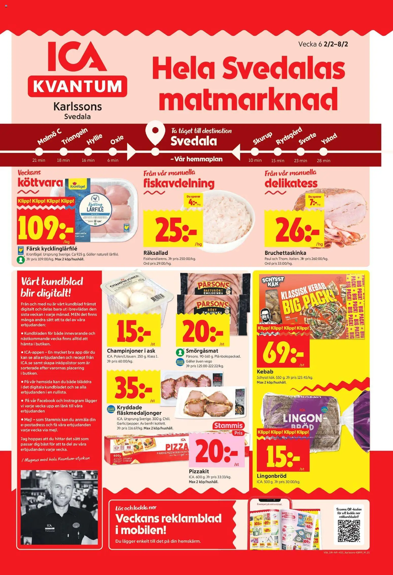 Förhandsgranska reklamblad Svedala från butik ICA Kvantum gäller från 02/02/2026