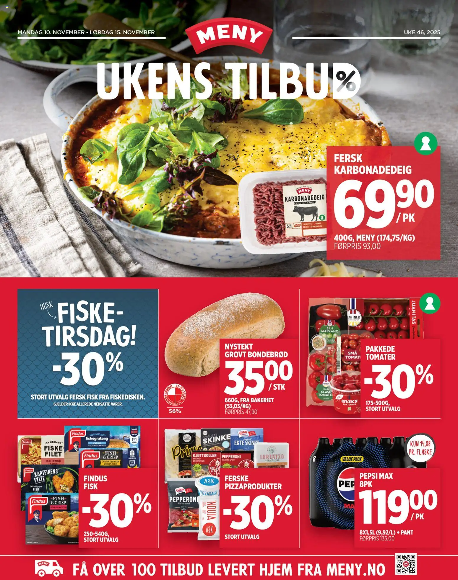 Forhåndsvis Kundeavis fra butikk Meny gyldig fra 10/11/2025