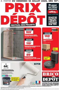 Prévisualisation de Catalogue du magasin Brico Dépôt formulaire valide 18/07/2025