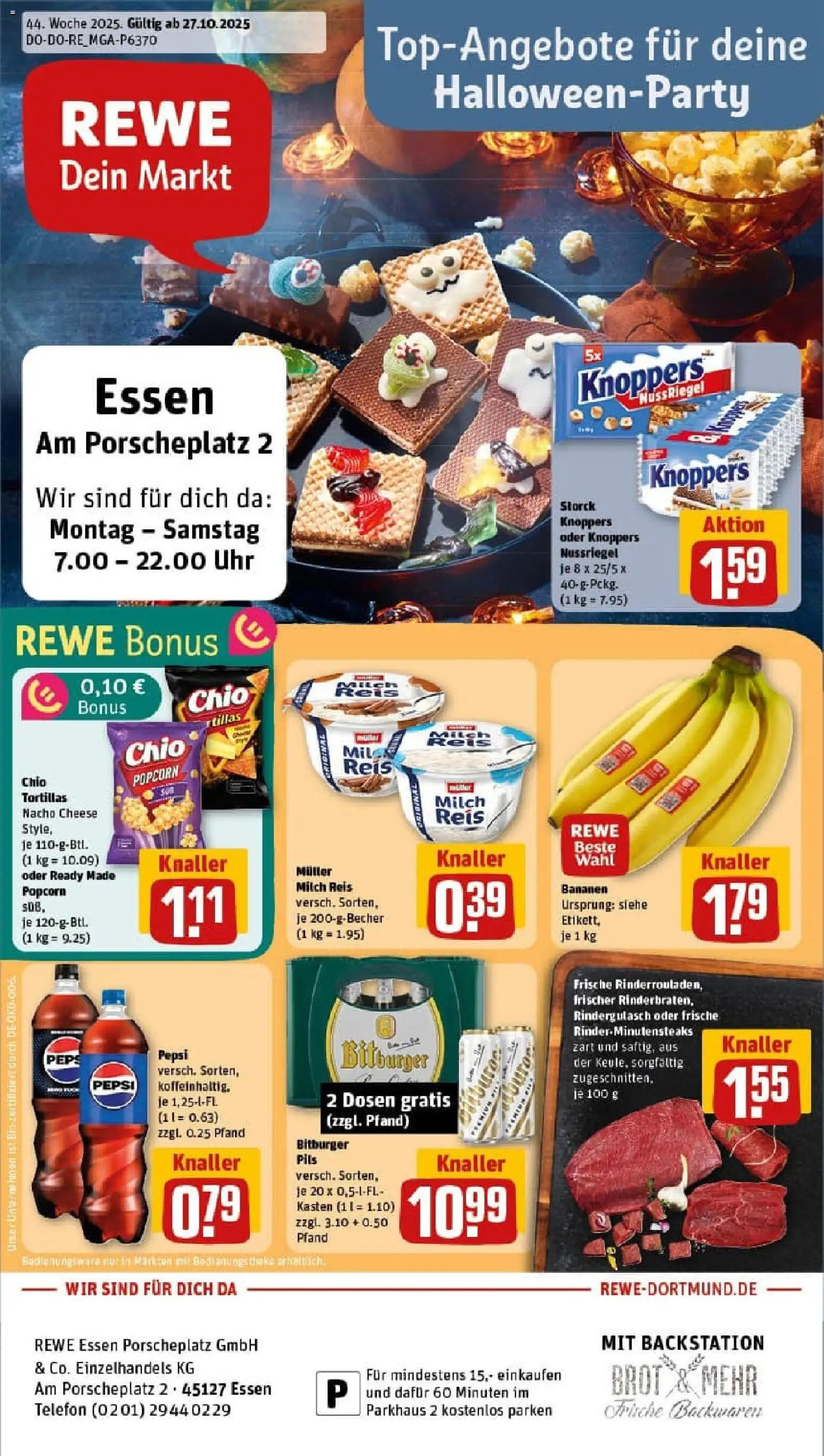 Vorschau von dem Prospekt des Geschäftes Rewe, gültig ab dem 26.10.2025