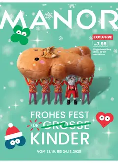 Vorschau des Merkblatts Aktionen Frohes Fest vom Shop Manor gültig von 13.10.2025 bis 24.12.2025