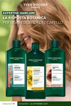 Anteprima dell'opuscolo Catalogo Yves Rocher - Haircare dal negozio Yves Rocher valido da 29/08/2025