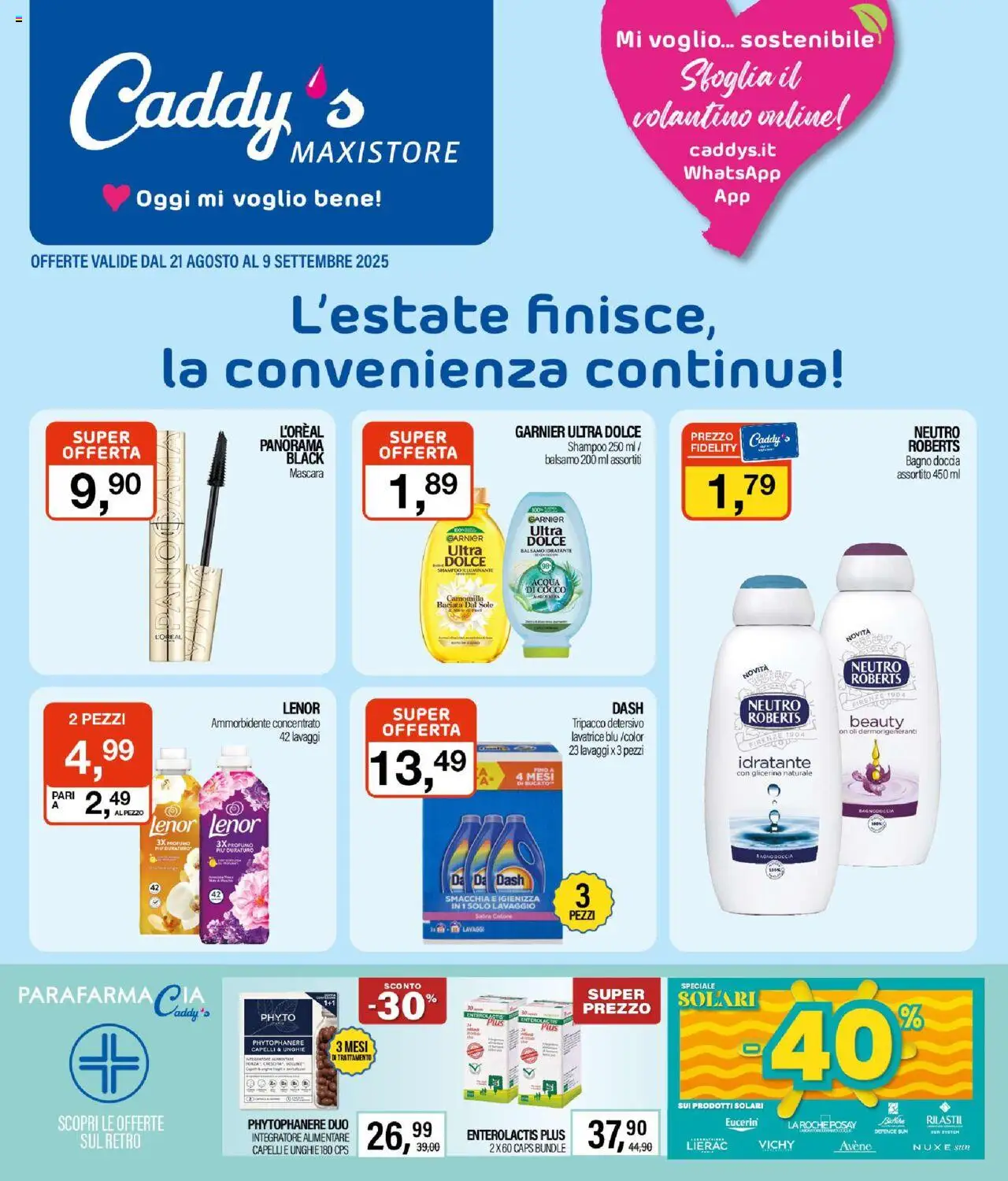 Volantino Caddy's valido da 21/08/2025 numero di pagina 1