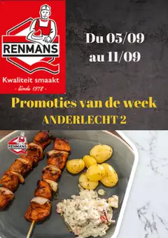 Prévisualisation de Folder / Publicité du magasin Renmans formulaire valide 05/09/2025