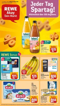 Vorschau von dem Prospekt des Geschäftes Rewe, gültig ab dem 20.04.2026