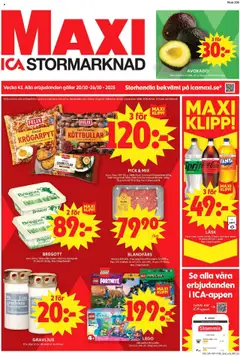 Förhandsgranska reklamblad Malmö från butik ICA Maxi gäller från 20/10/2025