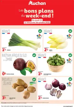 Prévisualisation de Les bons plans du week-end dans votre hyper ! du magasin Auchan formulaire valide 23/10/2025