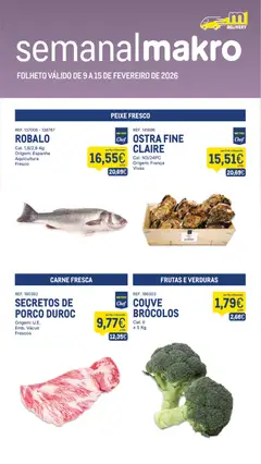 Pré-visualização do folheto da loja Makro válida a partir de 09/02/2026