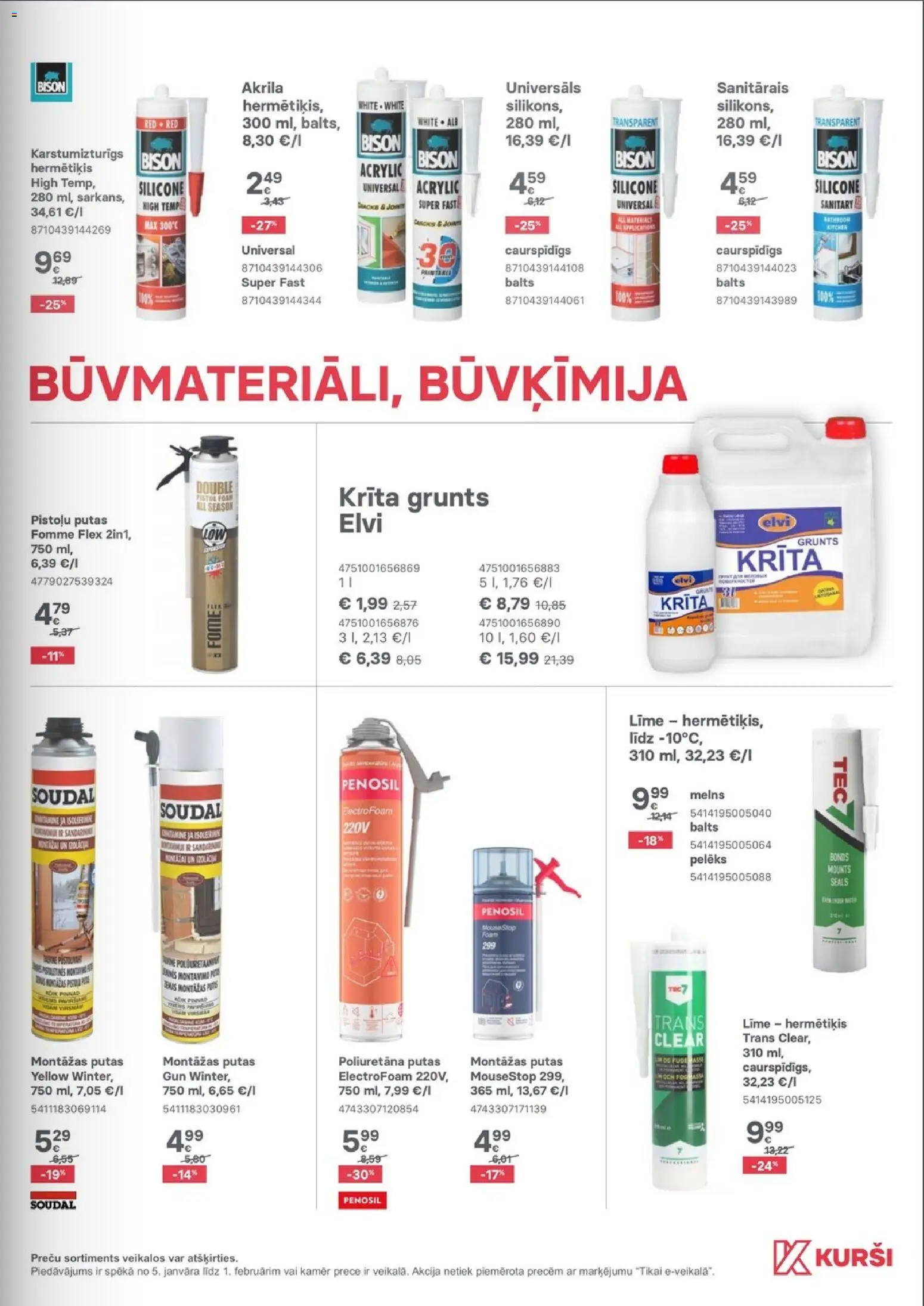 Skatīt Kurši akciju bukletu, derīgs no 2026.01.01