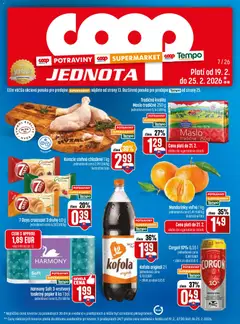 Náhľad COOP Jednota letáku platného od 19.02.2026