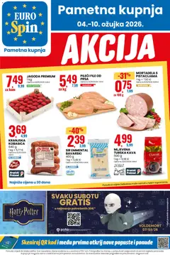 Pregled letka Eurospin Katalog trgovine Eurospin vrijedi od 04.03.2026