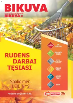 BIKUVA parduotuvės leidinio Leidinys galiojančio nuo 2025.10.07 peržiūra