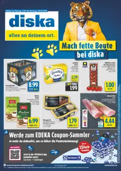 Vorschau von dem Prospekt des Geschäftes Diska, gültig ab dem 21.07.2025