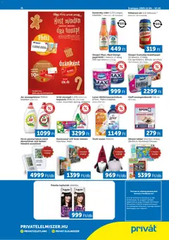 PRIVÁT - Akciós újság PRIVÁT megtekintése, amely érvényes 2025.12.04.-től | Oldal: 4