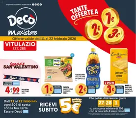 Anteprima dell'opuscolo Volantino MaxiStore - Vitulazio dal negozio Decò valido da 11/02/2026