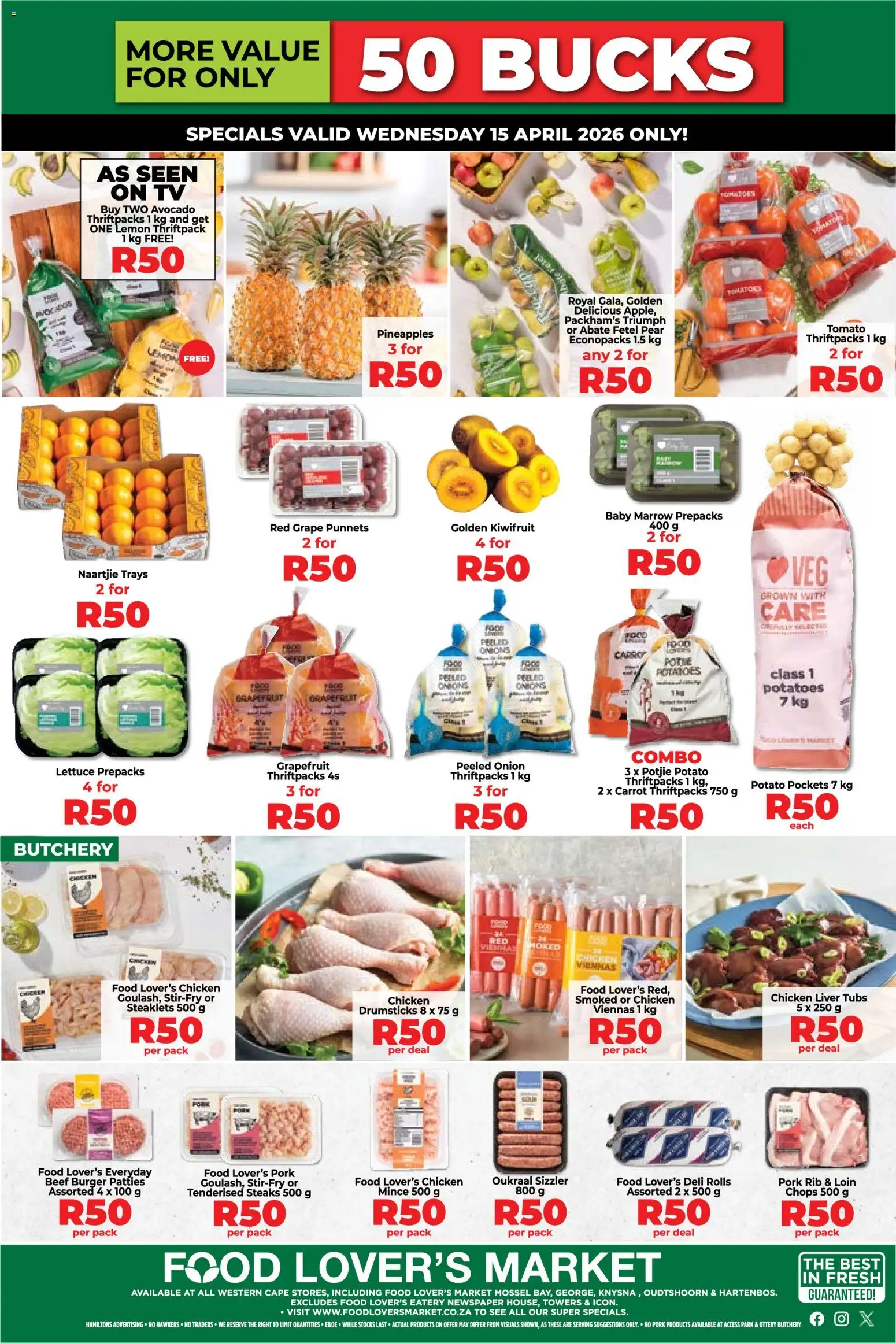 Preview of Food Lover's Market flyer valid from 15/04/2026