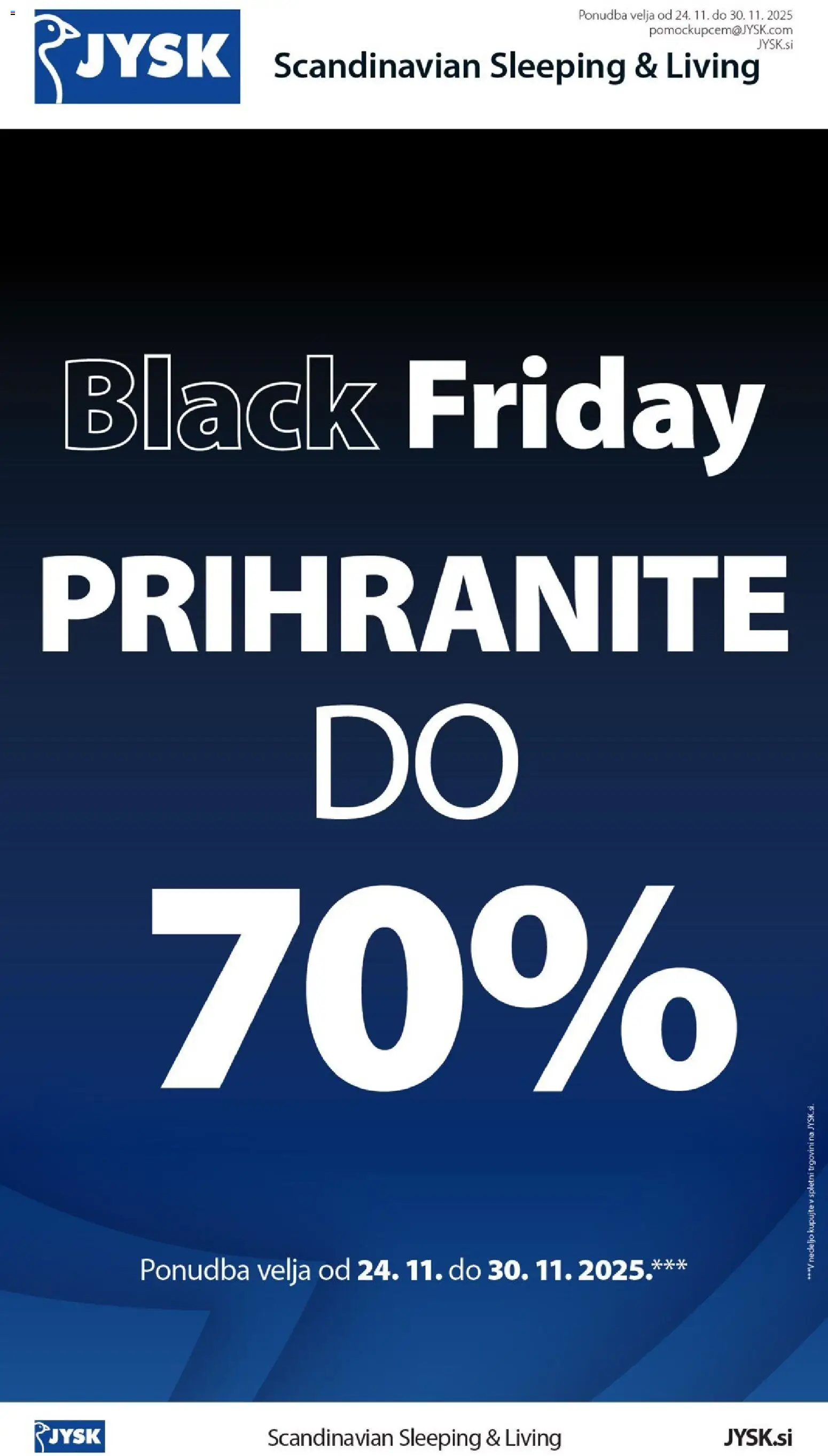 Predogled kataloga iz trgovine JYSK veljaven od 24.11.2025